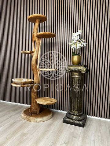 XL Suar Houten Krabpaal | 180cm Hoog | Handgemaakt - TropiCasa.nl