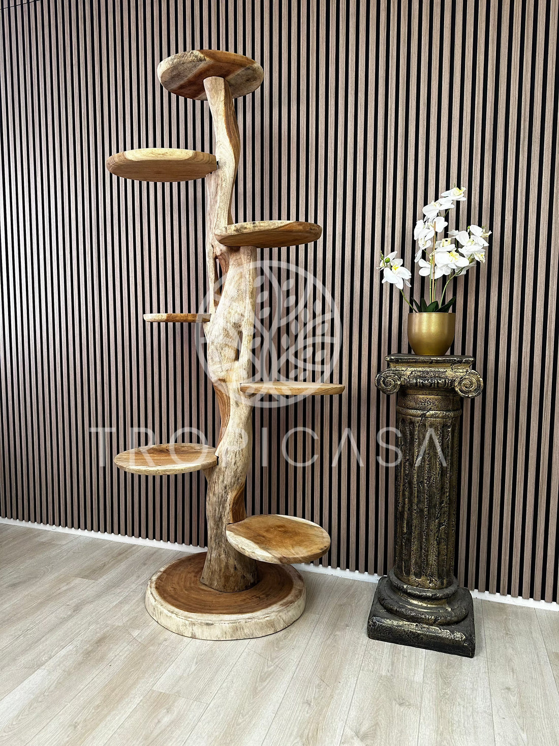 Houten Krabpaal kopen XXL Suar Houten Krabpaal | 200cm Hoog | Handgemaakt 