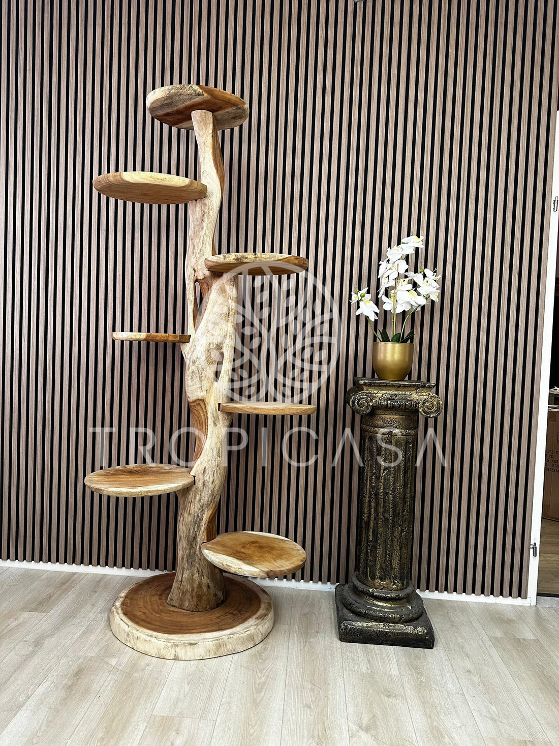 Houten Krabpaal kopen XXL Suar Houten Krabpaal | 200cm Hoog | Handgemaakt 