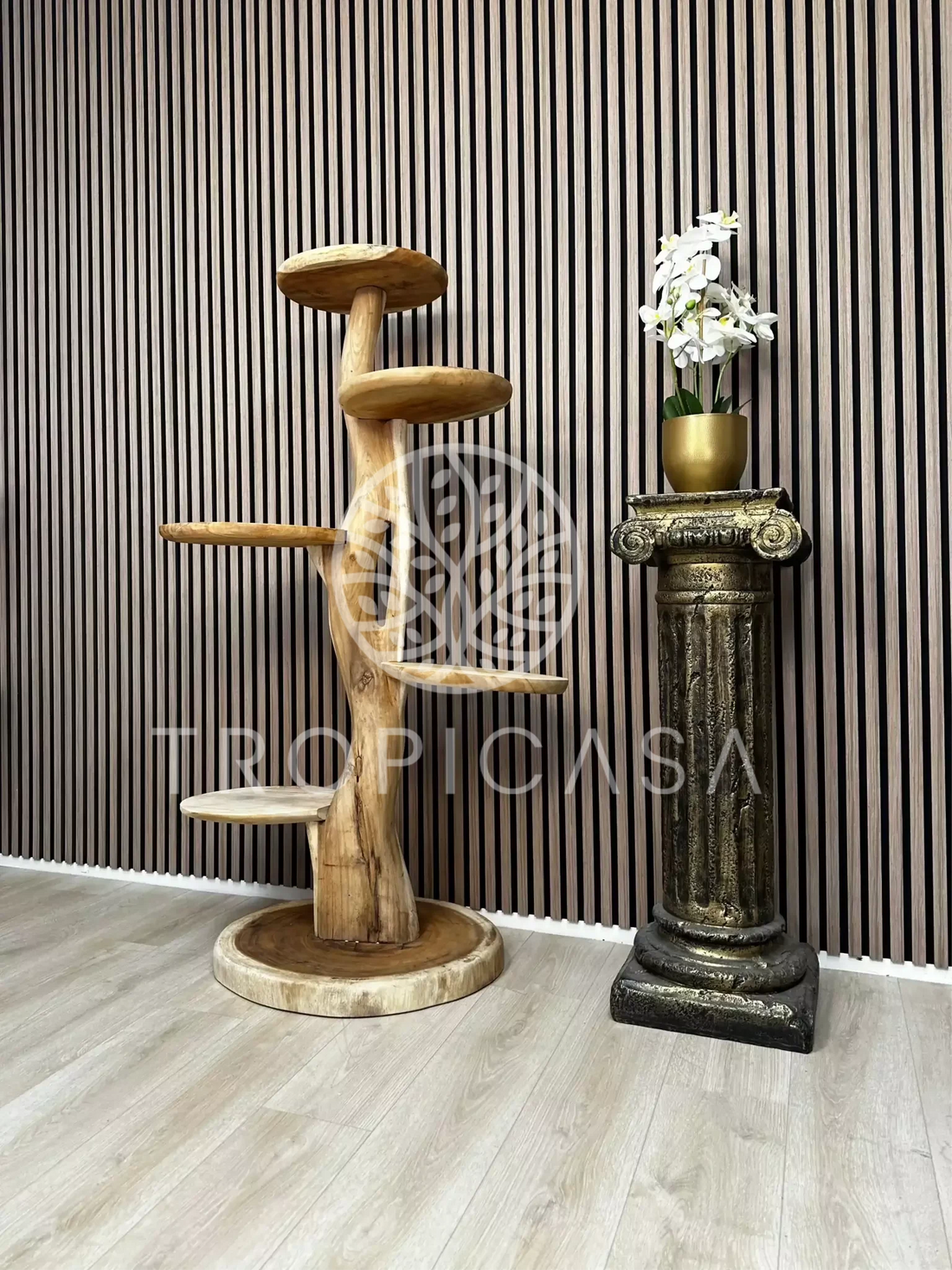 Suar Houten Krabpaal | 150cm Hoog | Handgemaakt - TropiCasa.nl