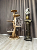 Suar Houten Krabpaal | 150cm Hoog | Handgemaakt - TropiCasa.nl