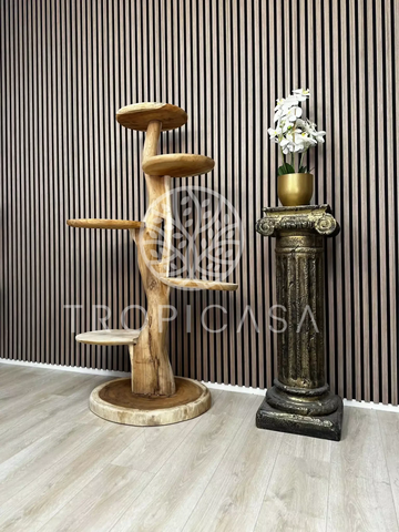 Suar Houten Krabpaal | 150cm Hoog | Handgemaakt - TropiCasa.nl