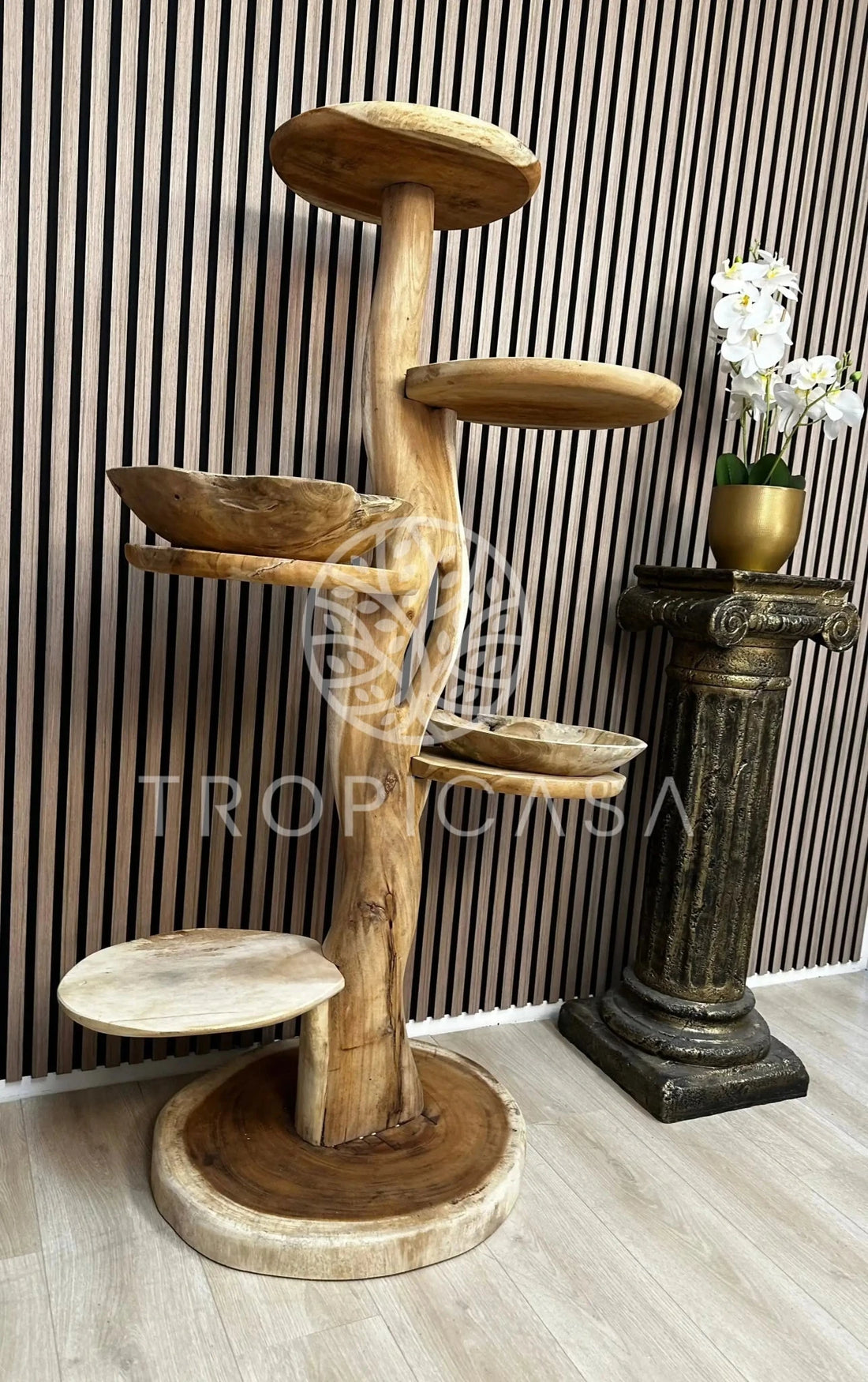 Suar Houten Krabpaal | 150cm Hoog | Handgemaakt - TropiCasa.nl