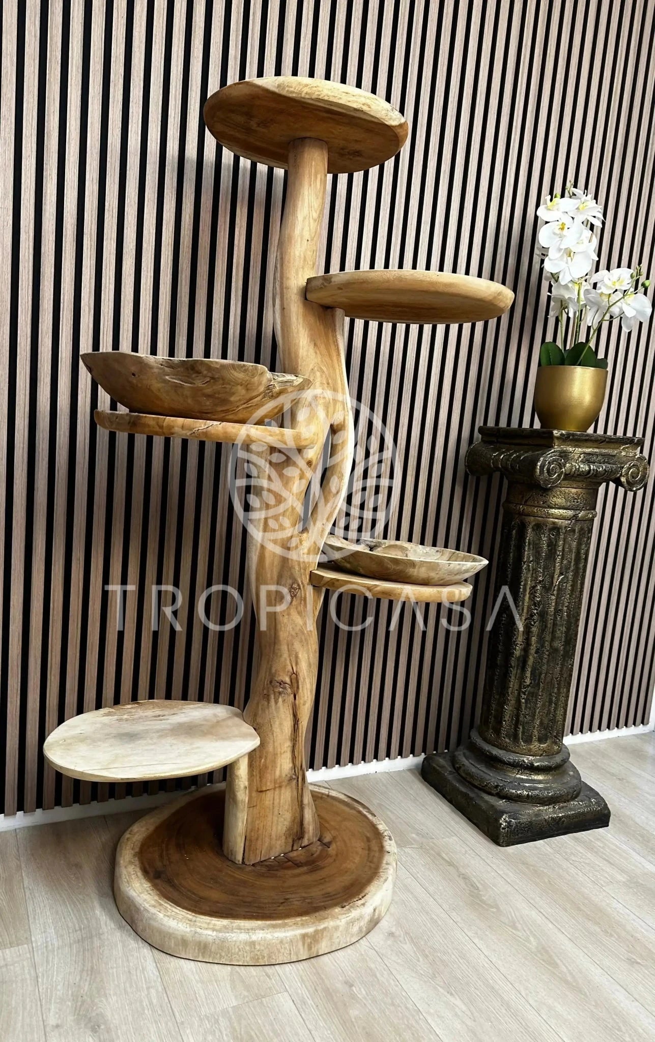 Suar Houten Krabpaal | 150cm Hoog | Handgemaakt - TropiCasa.nl