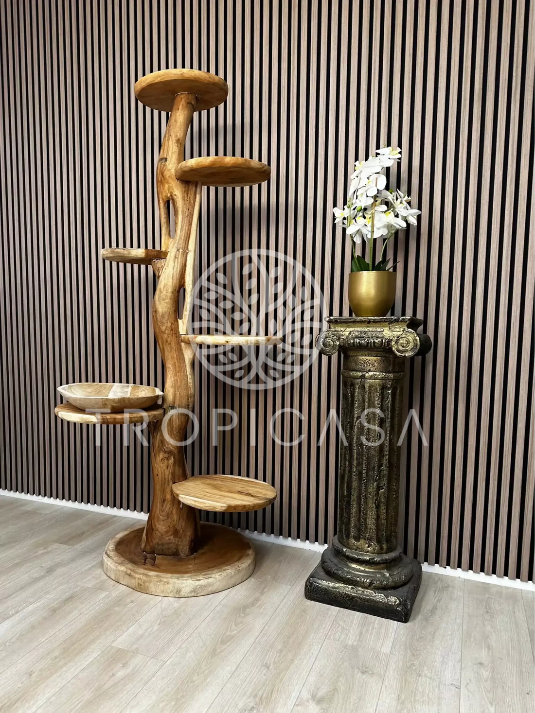 XL Suar Houten Krabpaal | 180cm Hoog | Handgemaakt - TropiCasa.nl