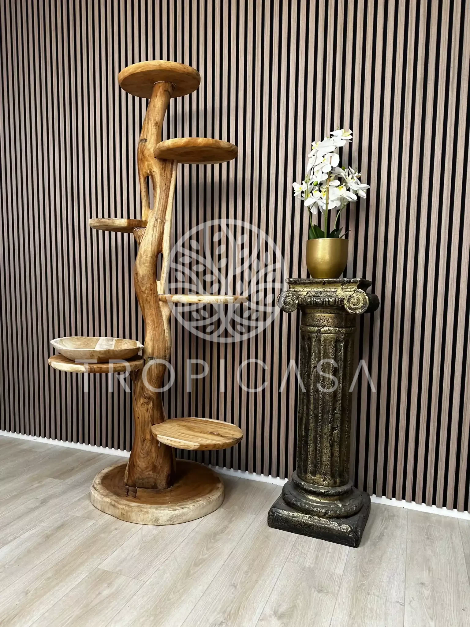 XL Suar Houten Krabpaal | 180cm Hoog | Handgemaakt - TropiCasa.nl